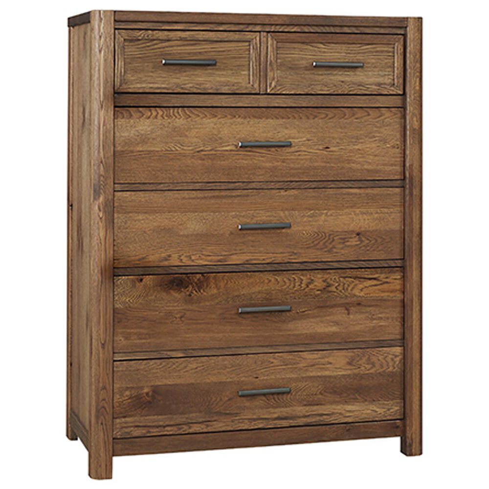 Viceray Collections Crafted Oak 5-Drawer Chest in Natural, , large