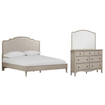 Riva Ridge Provence 3 Piece King Platform Bedroom Set in Linen, , large