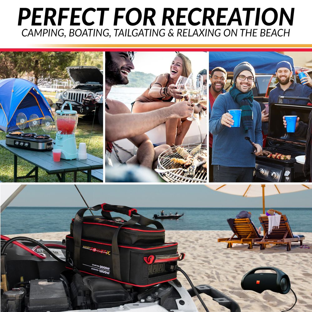 Shark Portable Inverter Generator in Black and Orange, , large