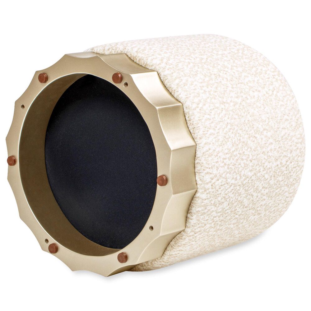 Jennifer Taylor Home Hampton Pouf in Speckled Egg Beige, , large