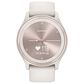 Garmin vivomove Sport Smartwatch in Ivory Case and Silicone Band with Peach Gold Accents, , large