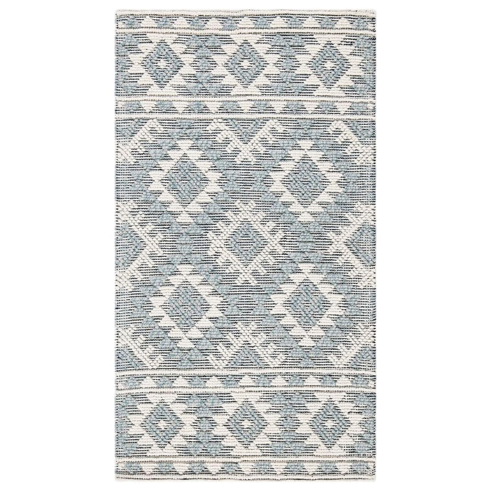 Safavieh Natura 3" x 5" Cream, Gray and Aqua Area Rug, , large