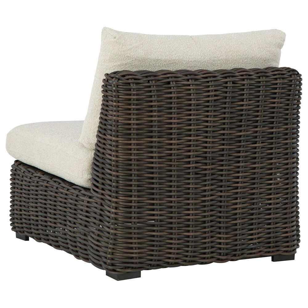 Ashley Kimora 6-Piece Patio Sectional Conversation Set in Dark Brown, , large