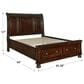 Millenium Porter Queen Sleigh Storage Bed in Rustic Brown, , large