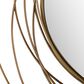 Crestview Collection Hudson Wall Mirror in Gold, , large
