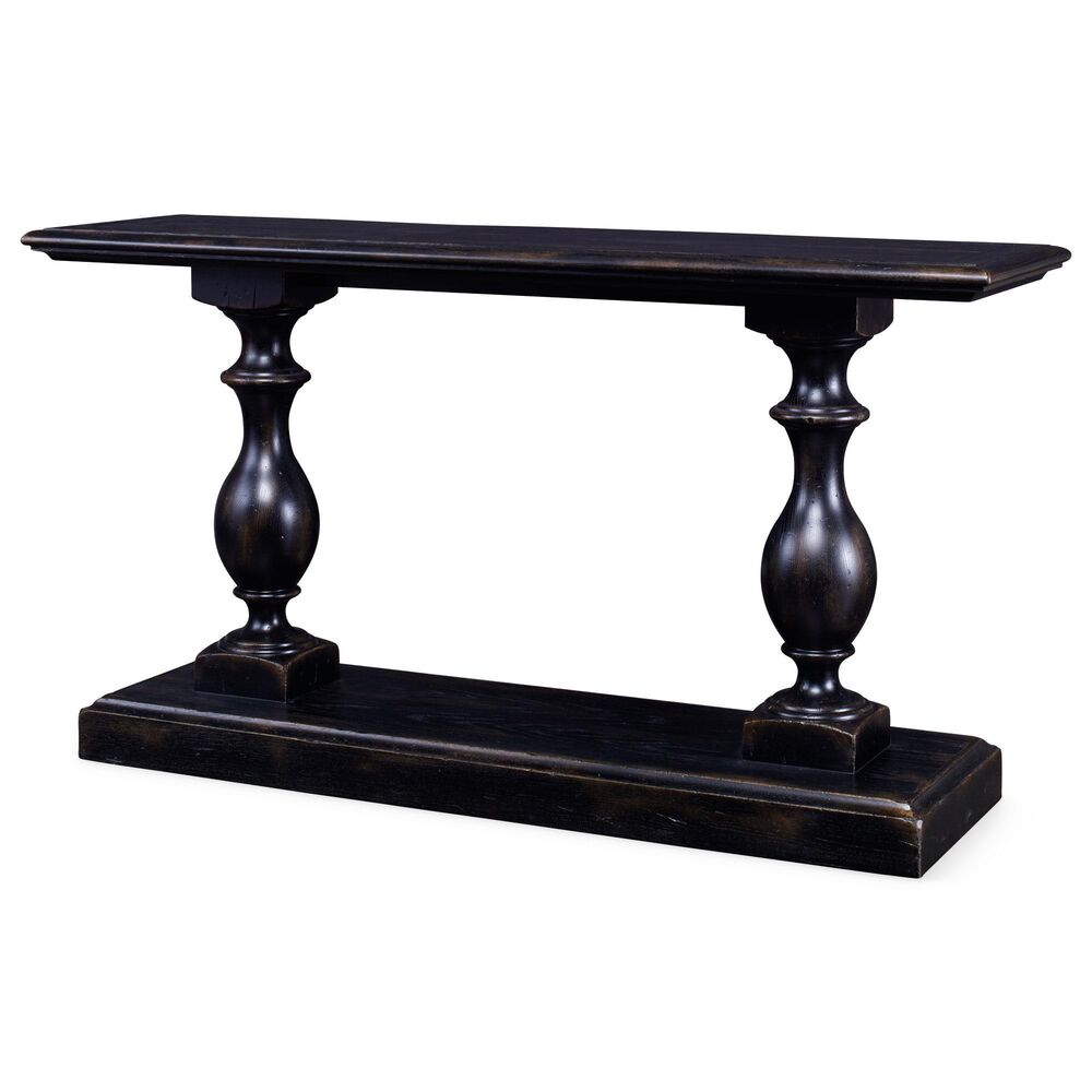 Century Monarch Grand Oak Console Table in Ebonized Oak, , large