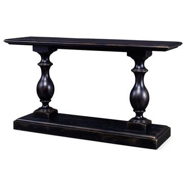 Century Monarch Grand Oak Console Table in Ebonized Oak, , large