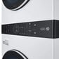 LG WashTower with Center Control 4.5 Cu. Ft. Washer and 7.4 Cu. Ft. Electric Dryer in White, , large