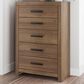 Ashley Broachmyn 5 Drawer Chest in Auburn, , large