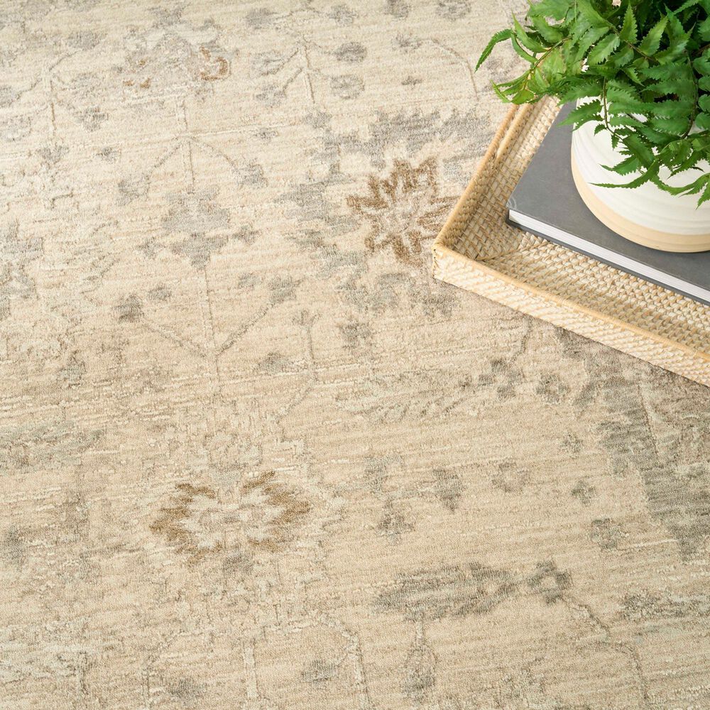 Nourison Moonlit MLI01 Ivory and Grey 9' x 12' Area Rug, , large