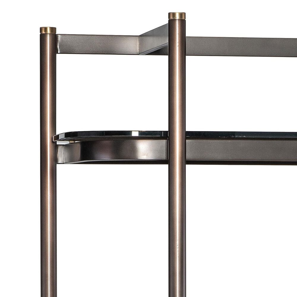 Hooker Furniture Grayson 5-Shelf Etagere in Black and Gold, , large