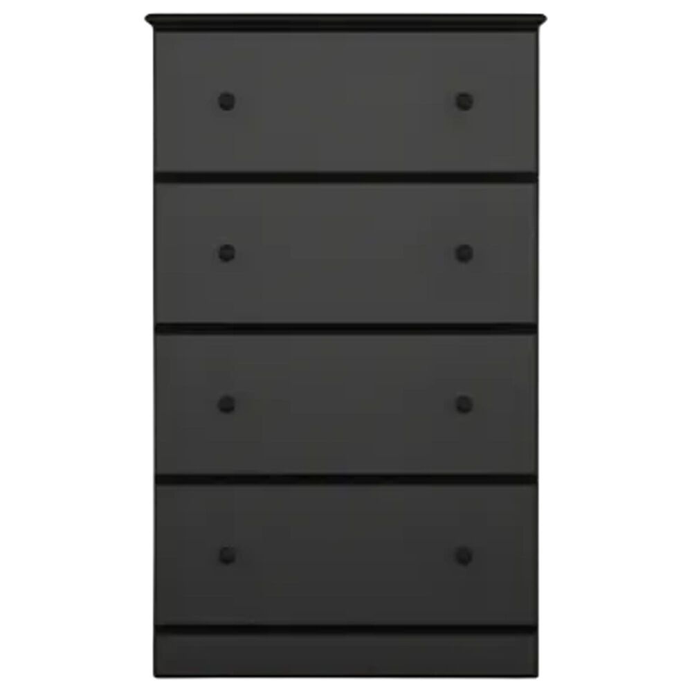 Lemoore Essentials 26" 4-Drawer Chest in Black, , large