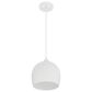 Creative Coop Sienna 1-Light Small Pendant in White, , large