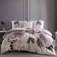BEBEJAN Dahlia 5-Piece Reversible King Comforter Set in Purple, , large