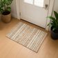 Dalyn Rug Company Soft Essentials Striped Copper 2"6" x 3"10" Indoor/Outdoor Area Rug, , large