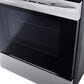 LG 4-Piece Kitchen Package with 18 Cu. Ft. Top Freezer Refrigerator and 6.3 Cu Ft. Smart Electric Range in Stainless Steel, , large