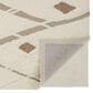 Feizy Anica 4" x 6" Ivory and Brown Area Rug, , large