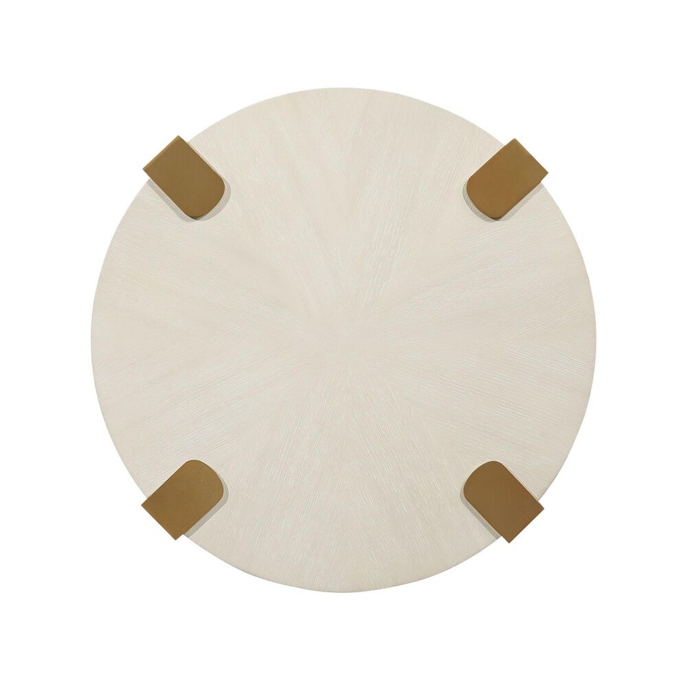 Steve Silver End Table in White, , large