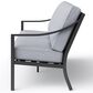 Clear Creek Collection 5-Piece Patio Conversation Set in Concrete, , large