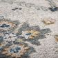 RIZZY Centra Gray and Blue 2" x 3" Area Rug, , large