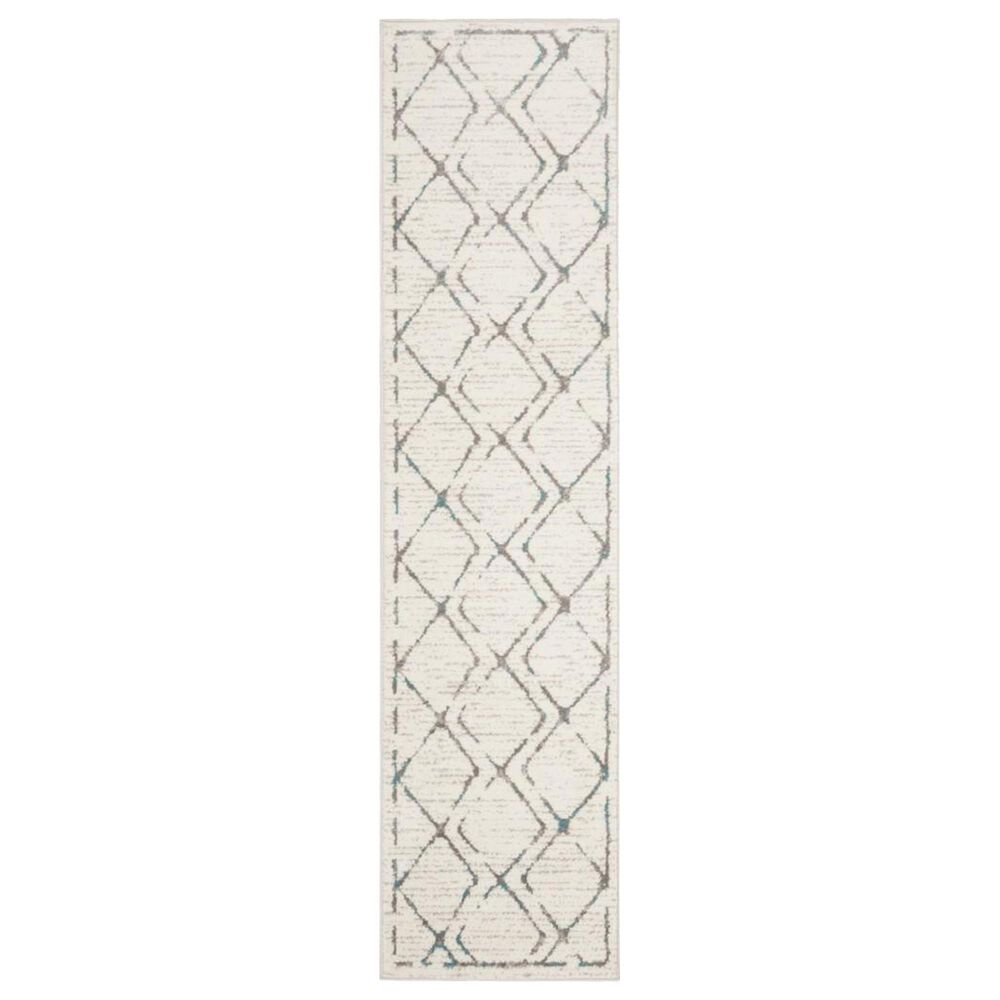 Safavieh Skyler SKY197D 2" x 6" Ivory and Blue Runner, , large