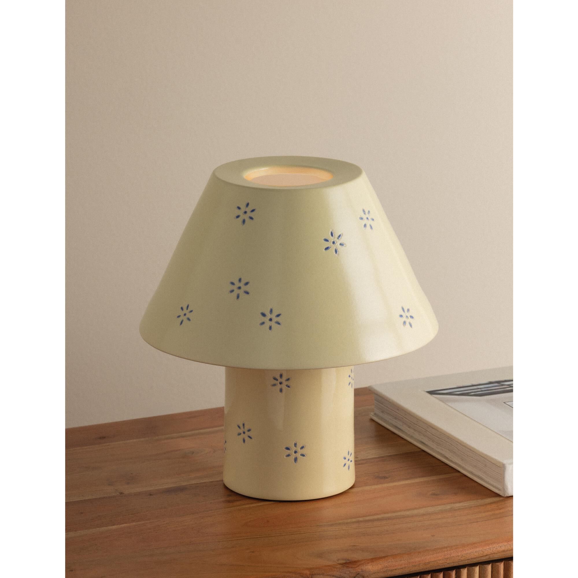 Mitzi Lighting Seraphine Table Lamp in Aged Brass and Scattered