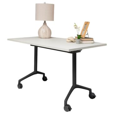 Linon Home Decor Folding Desk in White, , large