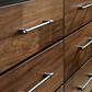 Ashley Kraeburn 6-Drawer Dresser in Brown and Satin Black, , large