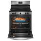 Frigidaire 2-Piece Kitchen Package with 30" Electric Range and 1.8 Cu. Ft. Over-The-Range Microwave in Stainless Steel, , large