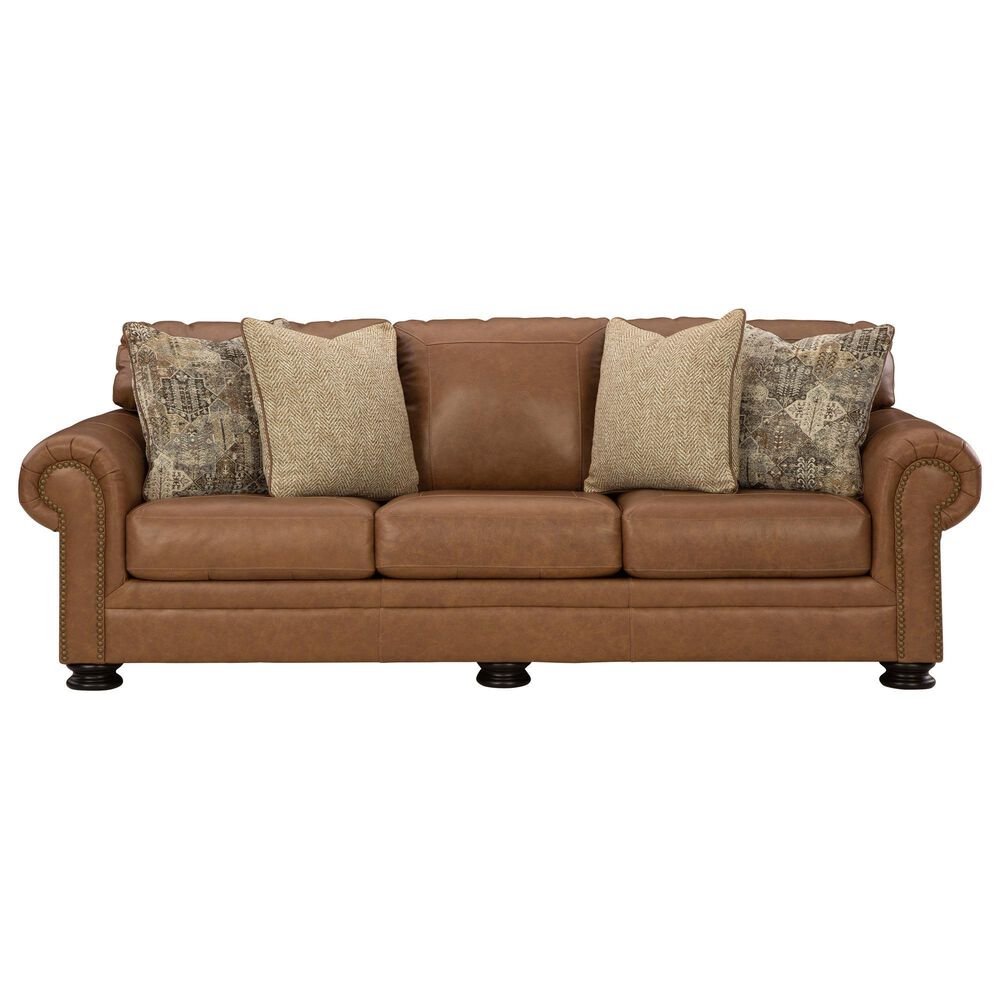 Ashley Carianna 4-Piece Stationary Living Room Set in Caramel, , large