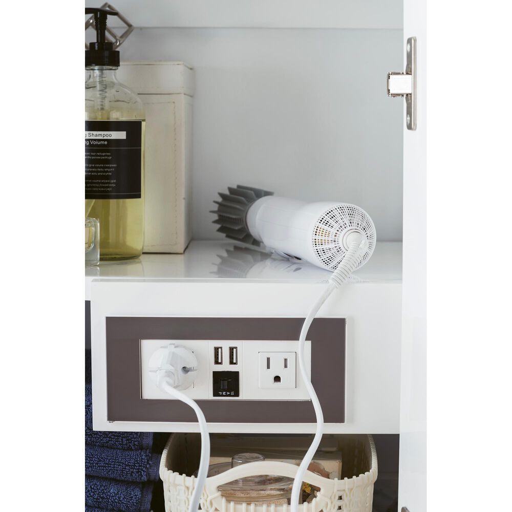 James Martin Linear 72&quot; Double Vanity Cabinet in Glossy White, , large