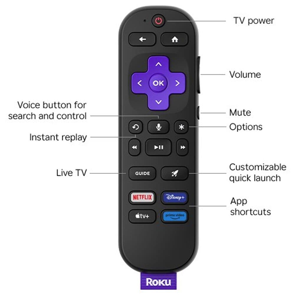 Roku 65&quot; Class Plus Series QLED Mini-LED in Black - Smart TV, , large