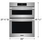 Frigidaire Professional Professional 2-Piece Kitchen Package with 30" Microwave Combination Wall Oven and 36" Gas Cooktop in Stainless Steel, , large