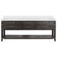 Lexora Home Norwalk 84" Double Bathroom Vanity in Brown Oak with White Cultured Marble Top  and Rectangle Sink, , large