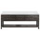 Lexora Home Norwalk 84" Double Bathroom Vanity in Brown Oak with White Cultured Marble Top and Rectangle Sink, , large