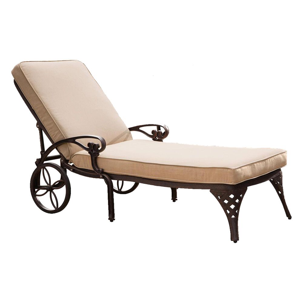 Homestyles Sanibel Chaise Lounge in Brown, , large