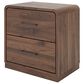 Ashley Fortlorn 2-Drawer Nightstand in Walnut Brown, , large