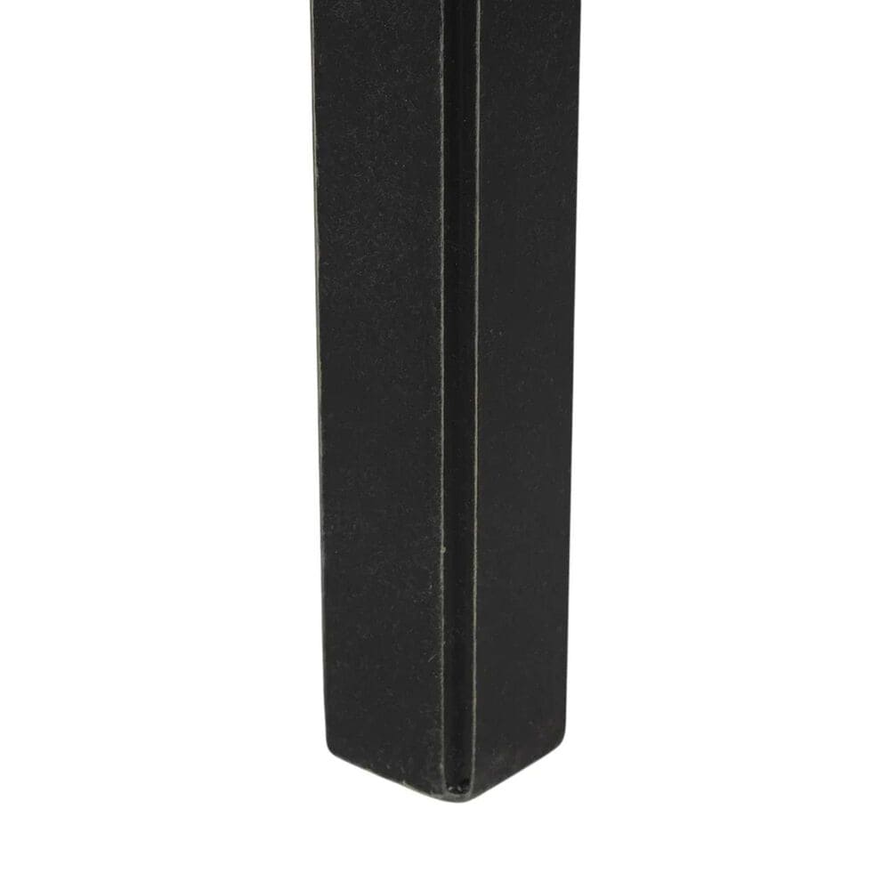 GatherCraft Lucia Patio Square End Table in Black, , large
