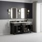 James Martin Vanities Brookfield 72" Double Bathroom Vanity in Black Onyx with 3cm Lime Delight Quartz Top and Rectangular Sinks, , large