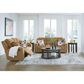 Ashley Kanlow Manual Reclining Loveseat in Honey, , large