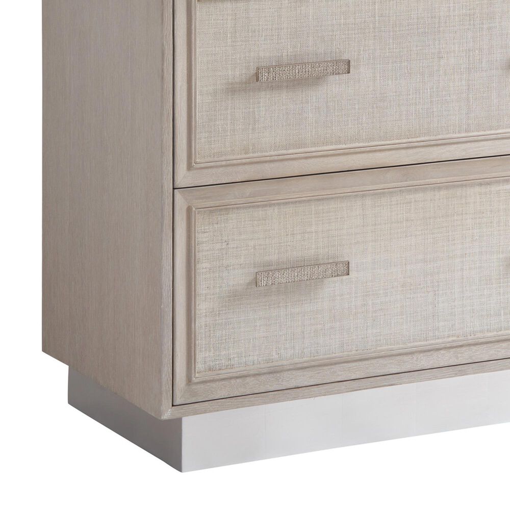 Lexington Home Brands Barrington Wheaton 2-Drawer File Chest in Misty White and Silver, , large