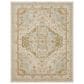 Karastan Adalia 9" x 12"2" Cream Area Rug, , large