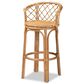 Baxton Studio Orchard Bar Stool in Natural Brown, , large