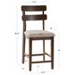 Linon Home Decor Drury Counter Stool in Brown, , large