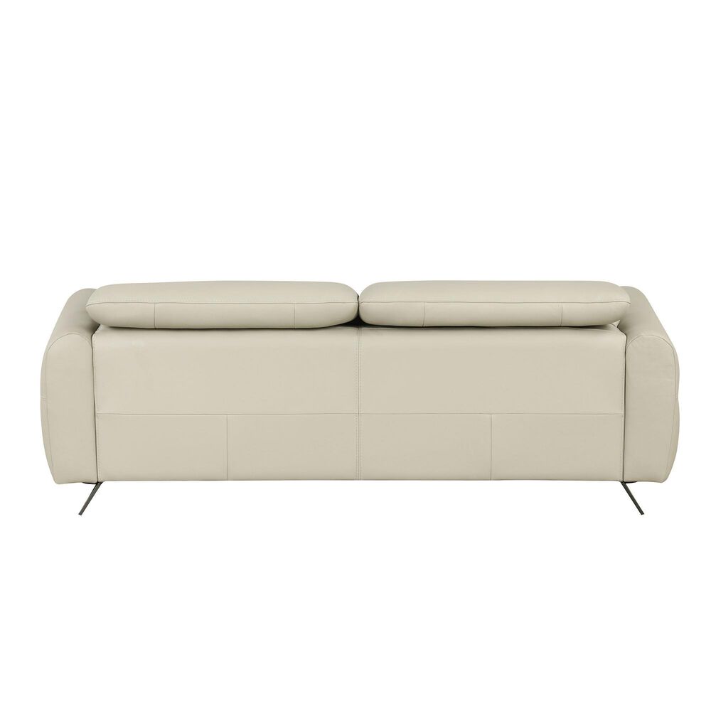 Nicoletti Calia Sofas Stationary Leather Sofa in Tortora, , large