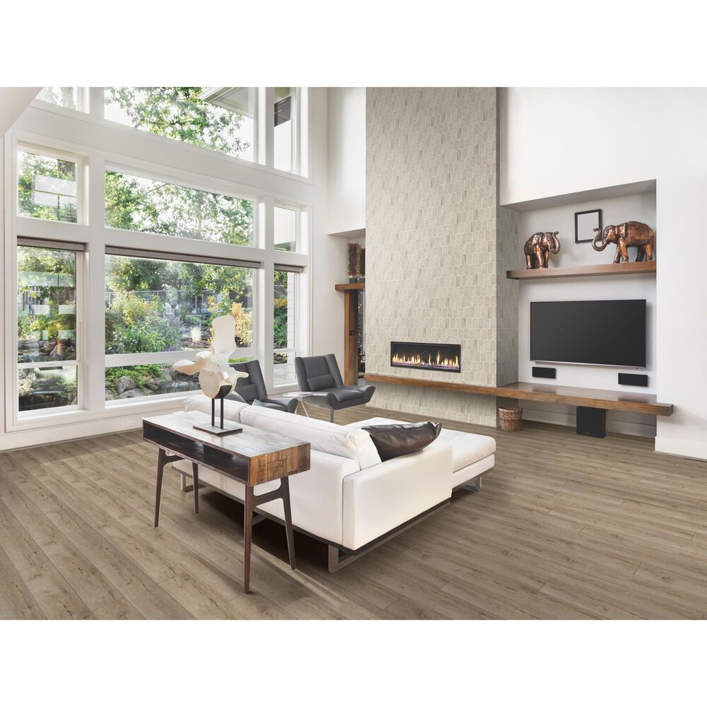 Happy Feet International Stone Elegance II Platinum Oak 7.25&quot; x 48&quot; Luxury Vinyl Plank, , large