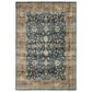 Oriental Weavers Sumter 2" x 3" Blue and Rust Area Rug, , large