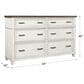 Riva Ridge Caraway 6 Drawer Dresser Only in Aged Ivory, , large