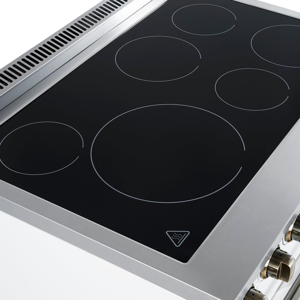 Forno Paolo 36" Freestanding Electric Range in White, , large