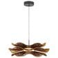 Golden Lighting Whisper 24" 1-Light LED Pendant in Bronze, , large